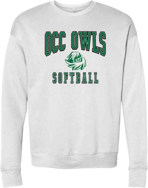Oakland Comm College Bella + Canvas Fleece Crew OCC Owls - Softball - ONLINE ONLY