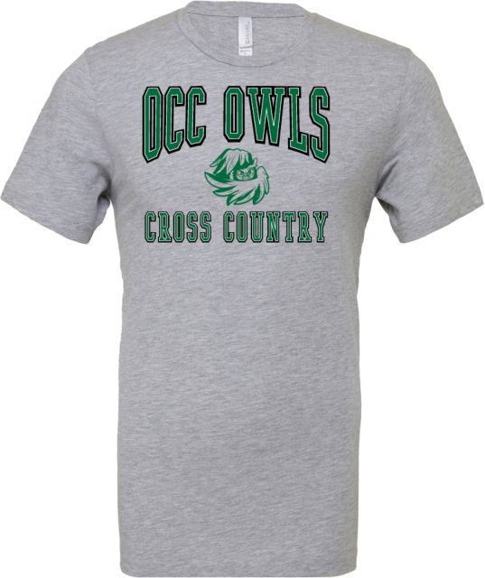 Oakland Comm College Bella + Canvas CVC T Shirt OCC Owls - Cross Country - ONLINE ONLY