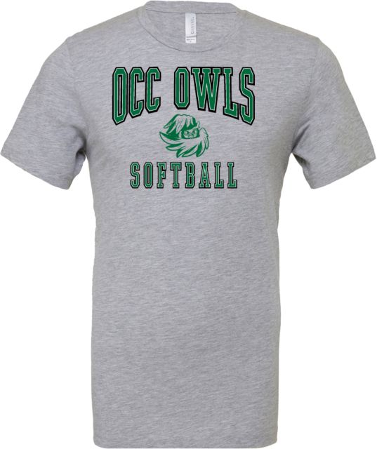 Oakland Comm College Bella + Canvas CVC T Shirt OCC Owls - Softball - ONLINE ONLY
