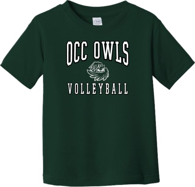 Oakland Comm College Toddler T Shirt OCC Owls - Volleyball - ONLINE ONLY