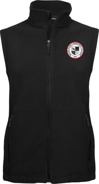 Roane State Fleece Full Zip Vest Roane State CC Seal - ONLINE ONLY