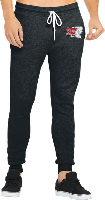 Roane State Bella Canvas Heather Joggers Roane State CC Primary Mark Stacked - ONLINE ONLY