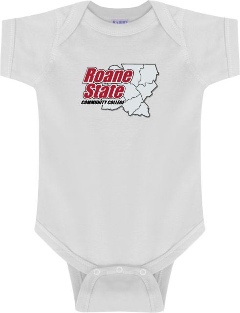 Roane State Infant Bodysuit Roane State CC Primary Mark Stacked - ONLINE ONLY