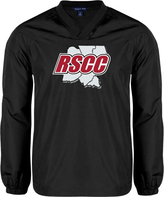 Roane State V Neck Raglan Windshirt Roane State CC RSCC Mark - ONLINE ONLY