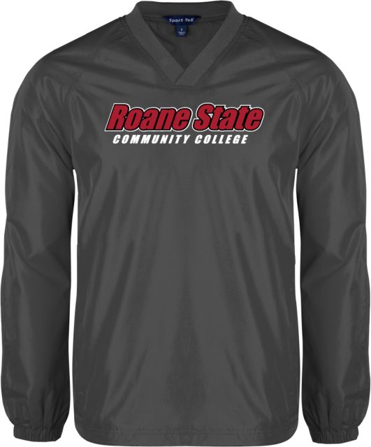 Roane State V Neck Raglan Windshirt Roane State CC Primary Mark - ONLINE ONLY