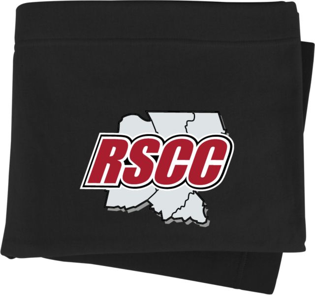 Roane State Sweatshirt Blanket Roane State CC RSCC Mark - ONLINE ONLY