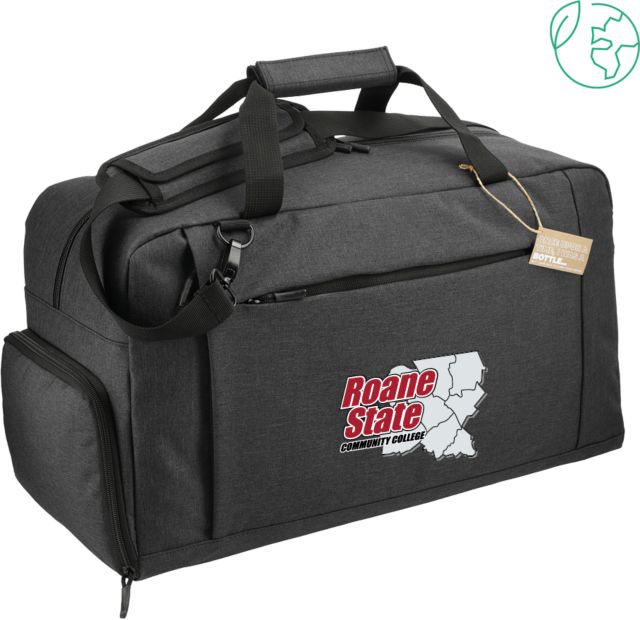 Roane State Aft Recycled PET 21 Inch Duffel Roane State CC Primary Mark Stacked - ONLINE ONLY