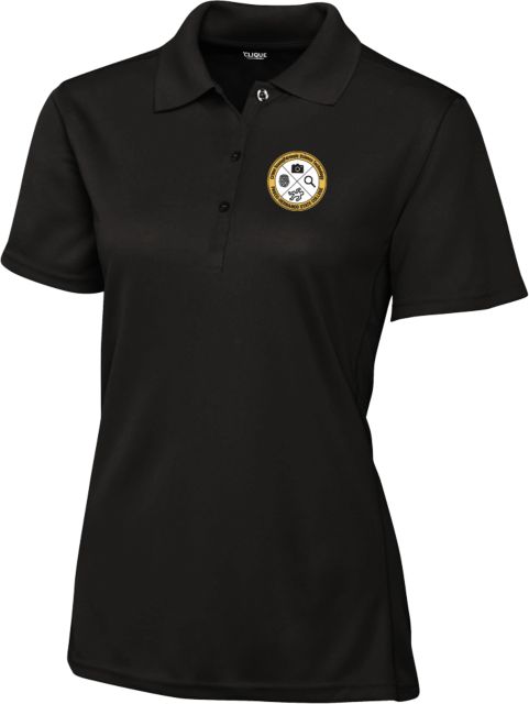 PHSC C&B Womens Clique Ice Pique Polo Pasco Hernando State College Crime Scene Seal - ONLINE ONLY
