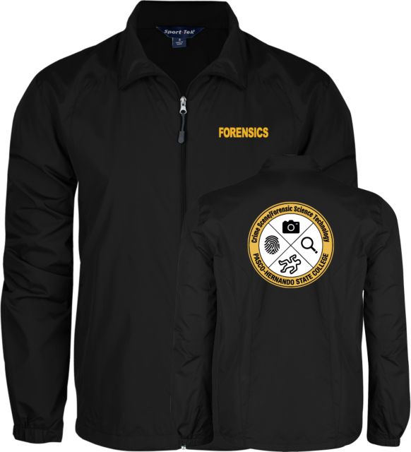 PHSC Full Zip Wind Jacket Pasco Hernando State College Forensics - ONLINE ONLY