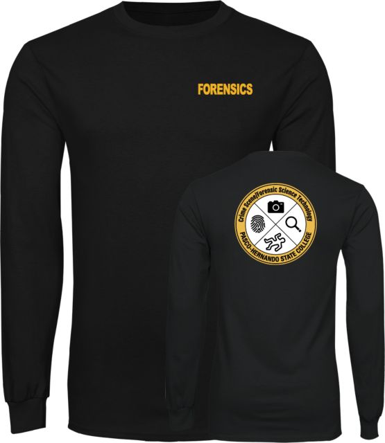 PHSC Long Sleeve T Shirt Pasco Hernando State College Forensics - ONLINE ONLY
