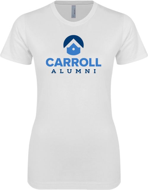 Carroll CC Next Level Womens Boyfriend Tee Carroll - Alumni Stacked - ONLINE ONLY