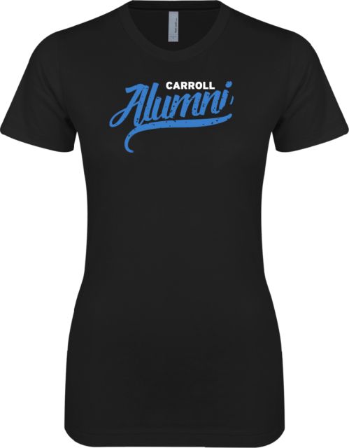 Carroll CC Next Level Womens Boyfriend Tee Carroll - Alumni Vintage Script - ONLINE ONLY