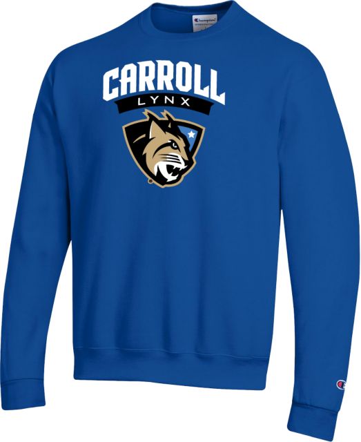 Carroll CC Champion Fleece Crew Carroll Athletic Mark - ONLINE ONLY