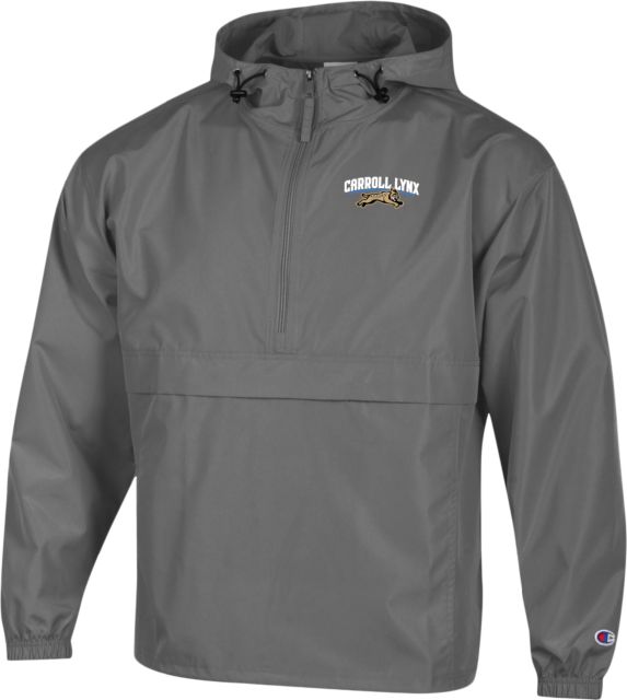 Carroll CC Champion Packable Jacket Carroll - Leaping Lynx Arched Wordmark - ONLINE ONLY