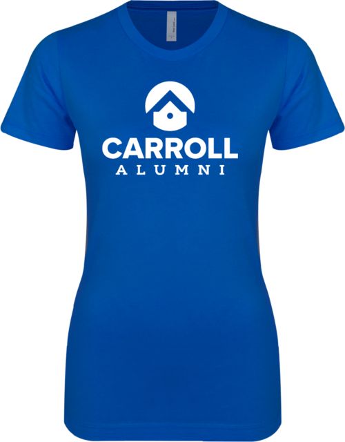 Carroll CC Next Level Womens Boyfriend Tee Carroll - Alumni Stacked - ONLINE ONLY