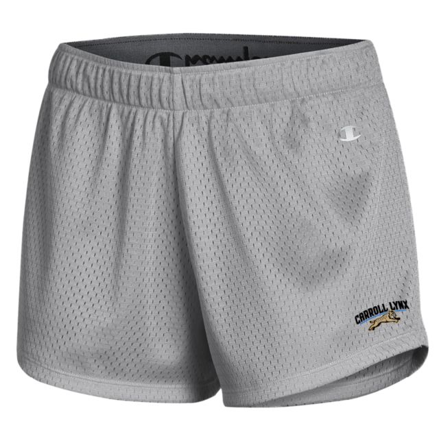 Carroll CC Champion Womens Mesh Short Carroll - Leaping Lynx Arched Wordmark - ONLINE ONLY