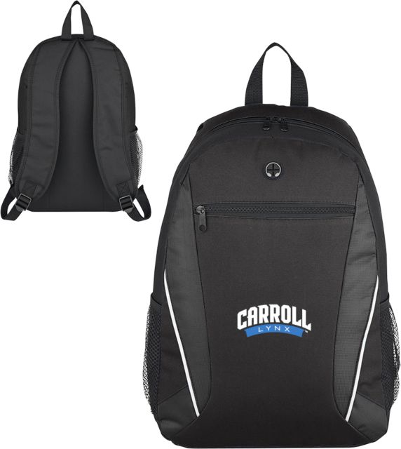 Carroll CC Homerun Computer Backpack Carroll Lynx Banner Wordmark - ONLINE ONLY