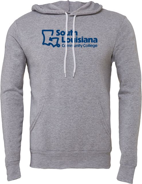 SoLAcc Bella + Canvas Fleece Hood South Louisiana Community College Stacked - ONLINE ONLY
