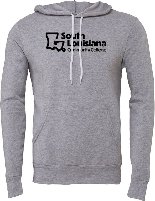 SoLAcc Bella + Canvas Fleece Hood South Louisiana Community College Stacked - ONLINE ONLY