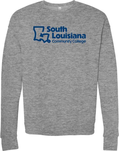 SoLAcc Bella + Canvas Fleece Crew South Louisiana Community College Stacked - ONLINE ONLY