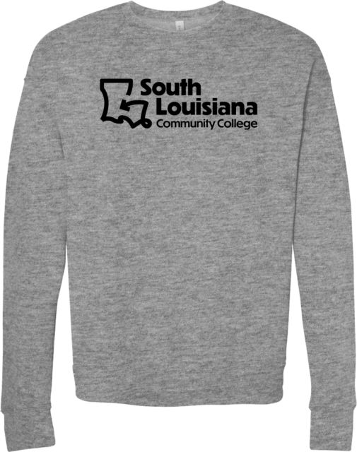SoLAcc Bella + Canvas Fleece Crew South Louisiana Community College Stacked - ONLINE ONLY