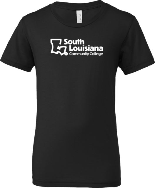SoLAcc Bella + Canvas Youth Jersey T Shirt South Louisiana Community College Stacked - ONLINE ONLY