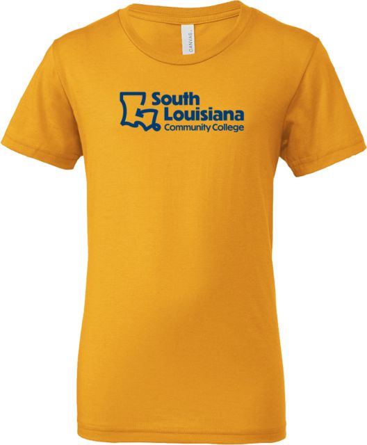 SoLAcc Bella + Canvas Youth Jersey T Shirt South Louisiana Community College Stacked - ONLINE ONLY