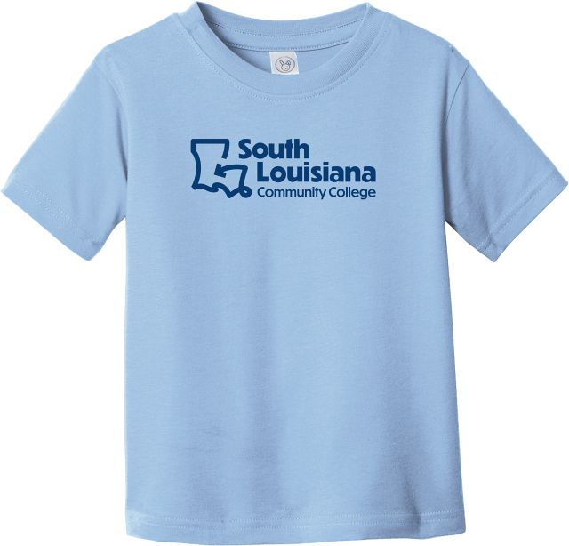 SoLAcc Toddler Light T Shirt South Louisiana Community College Stacked - ONLINE ONLY