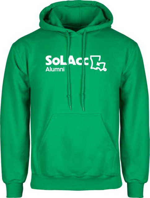 SoLAcc Kelly Green Fleece Hoodie Alumni - South Louisiana Community College - ONLINE ONLY