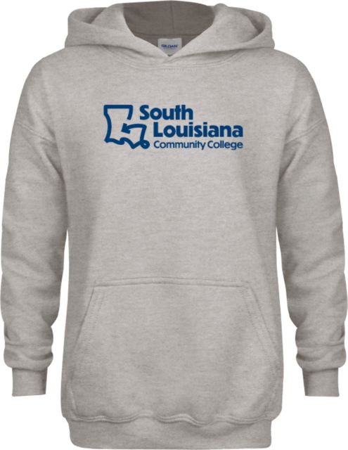 SoLAcc Youth Fleece Hood South Louisiana Community College Stacked - ONLINE ONLY