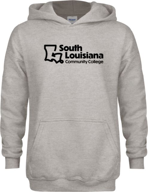 SoLAcc Youth Fleece Hood South Louisiana Community College Stacked - ONLINE ONLY