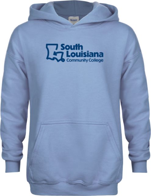 SoLAcc Youth Light Fleece Hoodie South Louisiana Community College Stacked - ONLINE ONLY