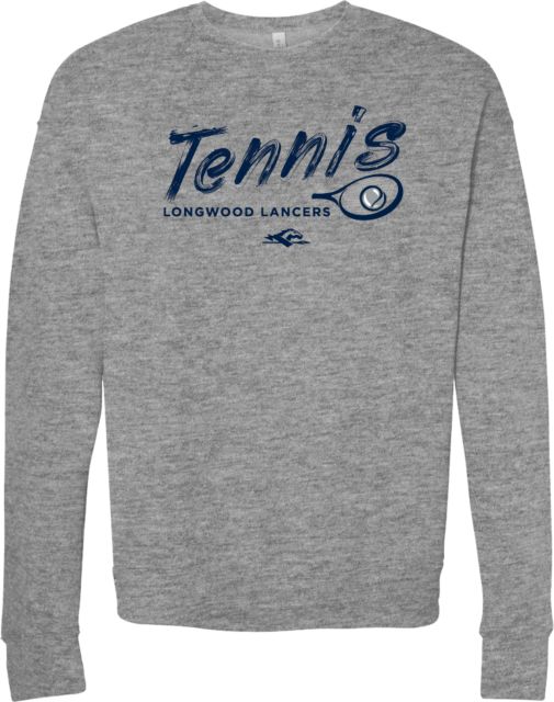 Longwood Bella + Canvas Fleece Crew Longwood Lancers Tennis - Racket and Ball - ONLINE ONLY