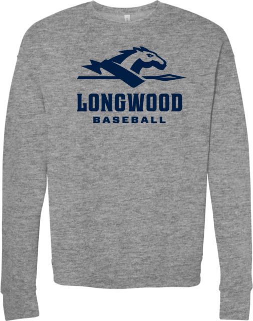 Longwood Bella + Canvas Fleece Crew Longwood - Baseball Lancer Mark - ONLINE ONLY