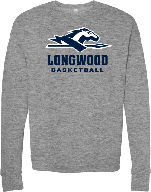 Longwood Bella + Canvas Fleece Crew Longwood - Basketball Lancer Mark - ONLINE ONLY
