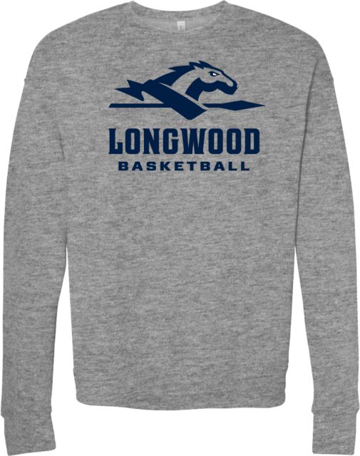 Longwood Bella + Canvas Fleece Crew Longwood - Basketball Lancer Mark - ONLINE ONLY