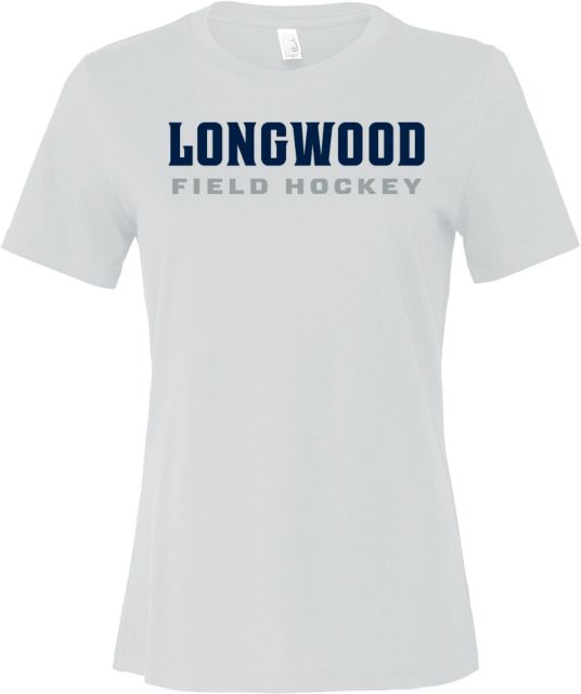 Longwood Bella + Canvas Womens Relaxed Cotton T Shirt Longwood Field Hockey Wordmark - ONLINE ONLY
