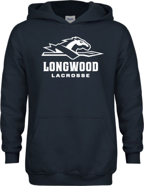 Longwood Youth Fleece Hoodie Longwood - Lacrosse Lancer Mark - ONLINE ONLY