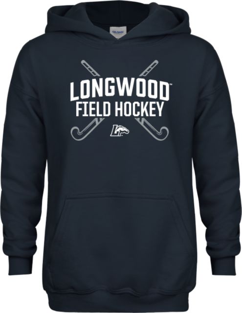 Longwood Youth Fleece Hoodie Longwood Field Hockey - Crossed Sticks - ONLINE ONLY