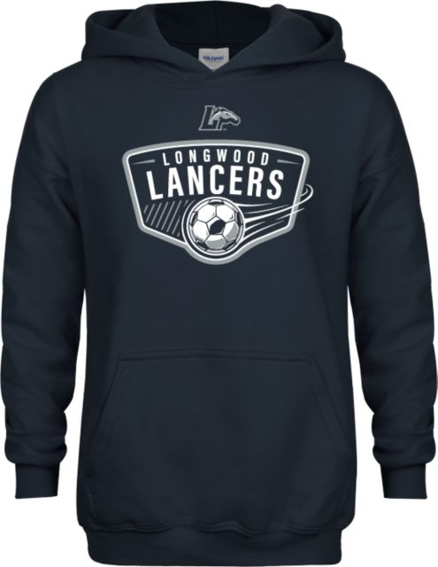 Longwood Youth Fleece Hoodie Longwood Lancers Soccer Shield - ONLINE ONLY