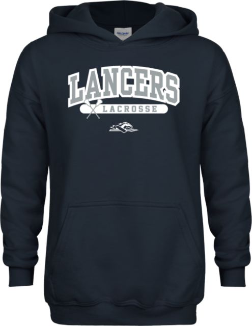 Longwood Youth Fleece Hoodie Lancers Lacrosse Crossed Sticks - ONLINE ONLY