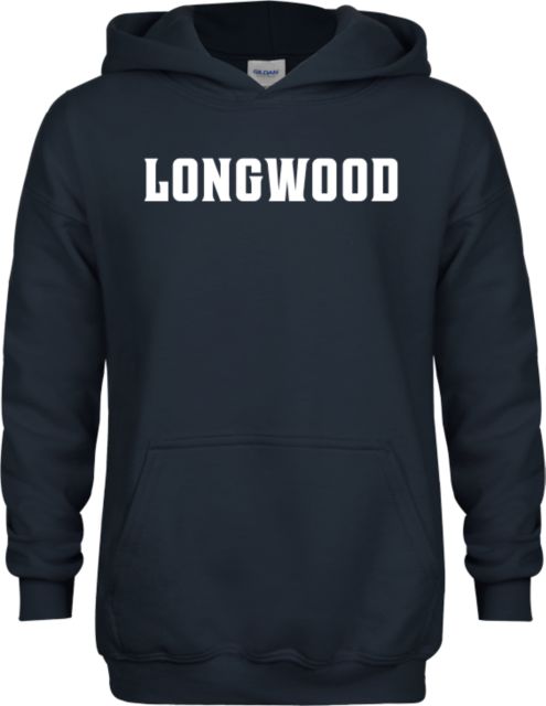 Longwood Youth Fleece Hoodie Longwood Athletics Wordmark - ONLINE ONLY