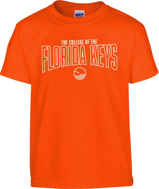 College of the Florida Keys Youth T Shirt The College of the Florida Keys Block Text - ONLINE ONLY