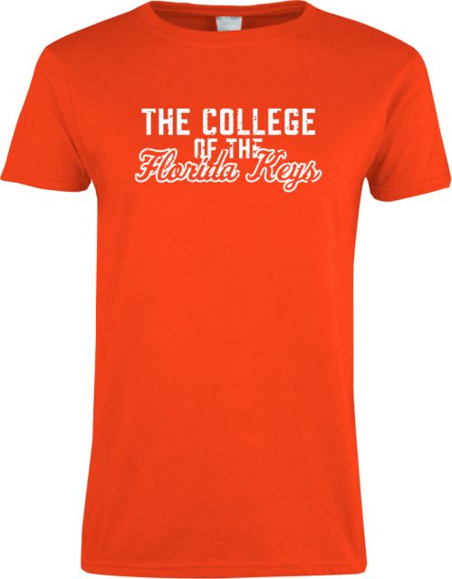 College of the Florida Keys Womens Short Sleeve Tee The College of the Florida Keys Script - ONLINE ONLY