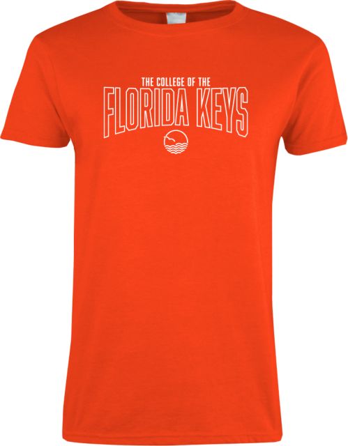 College of the Florida Keys Womens Short Sleeve Tee The College of the Florida Keys Block Text - ONLINE ONLY