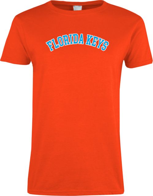 College of the Florida Keys Womens Short Sleeve Tee Florida Keys Arched Outline - ONLINE ONLY