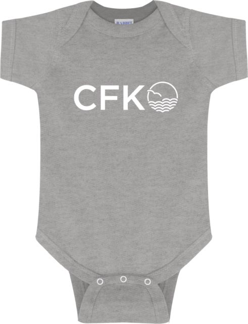 College of the Florida Keys Infant Bodysuit CFK Horizontal - ONLINE ONLY