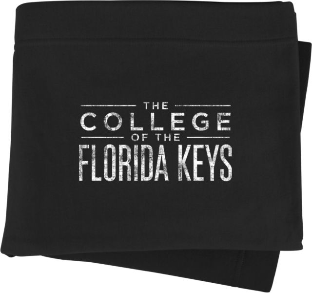 College of the Florida Keys Sweatshirt Blanket The College of the Florida Keys Distressed - ONLINE ONLY