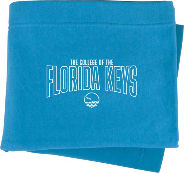 College of the Florida Keys Sweatshirt Blanket The College of the Florida Keys Block Text - ONLINE ONLY