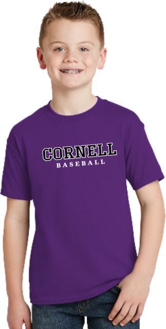 Cornell College Youth T Shirt Baseball - ONLINE ONLY